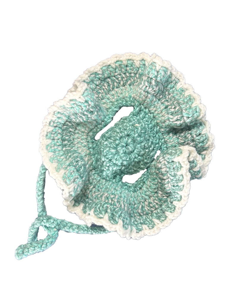 Paw Drazzel Boutique Pet's Handmade, Handmade Crochet Ruffle Hats