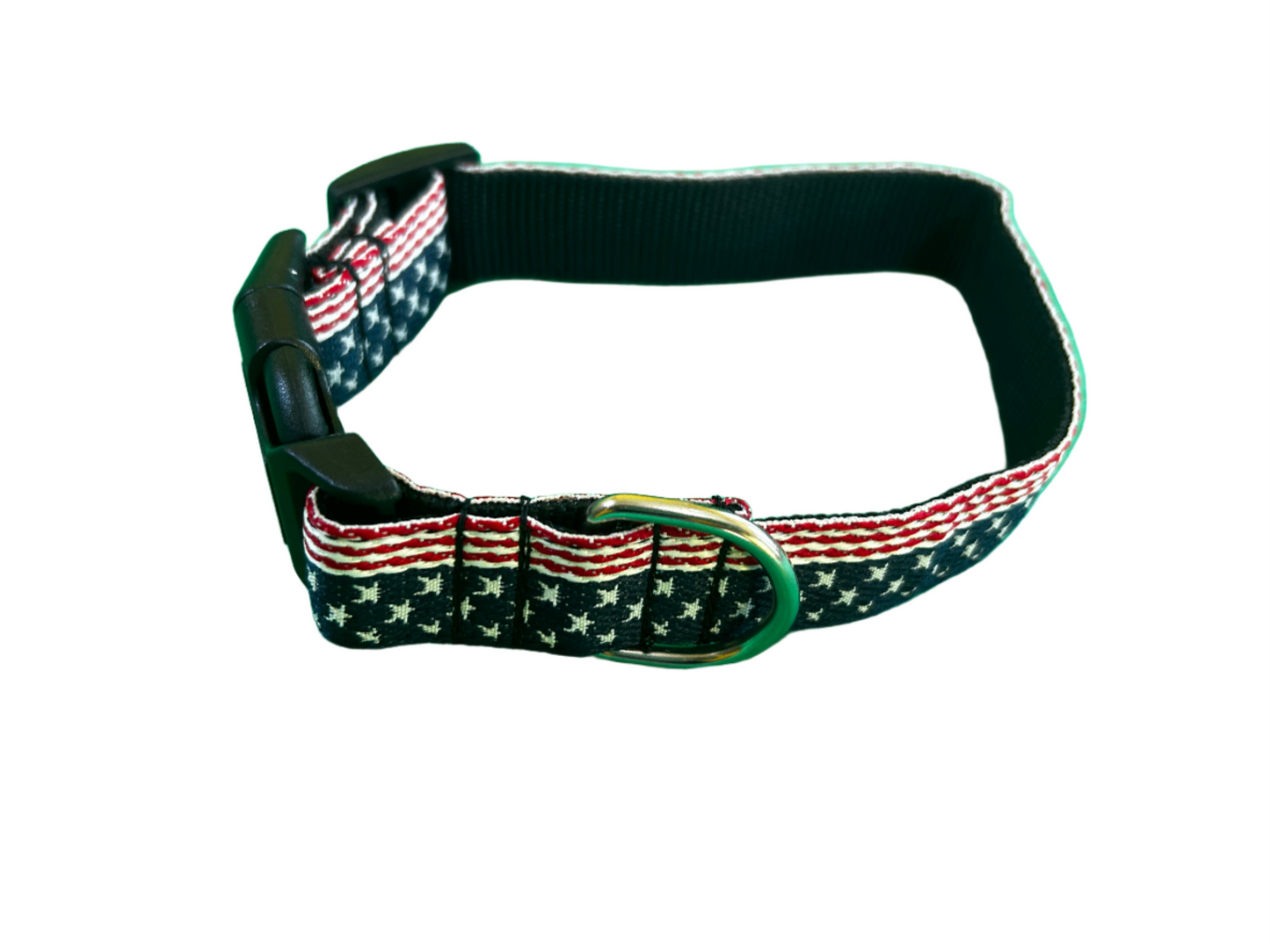 Paw Drazzel Boutique Pet's Washable, Heavy Duty, American Flag Collar