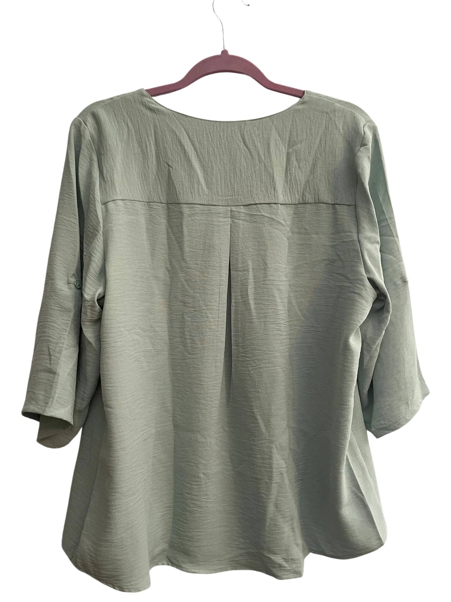 Size 16 blouse, quarter sleeve.