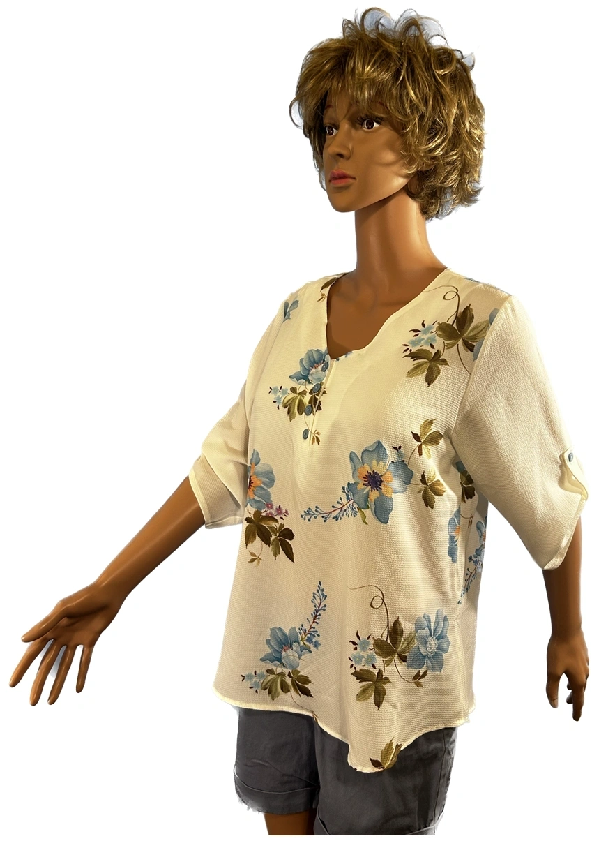 Size 14 blouse, quarter sleeve.