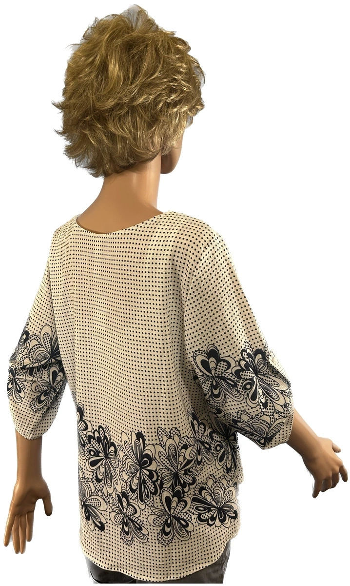 Size 14 blouse, quarter sleeve.