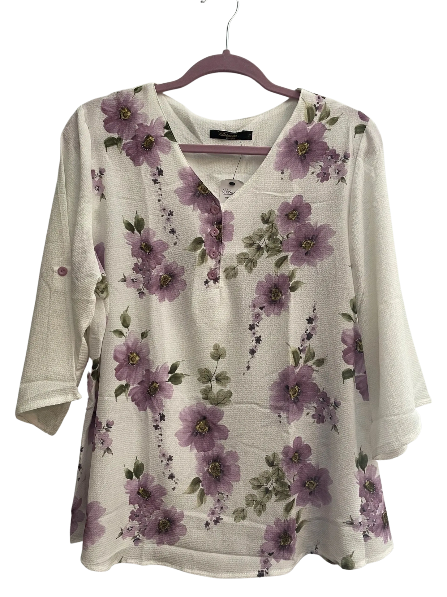 Size 16 blouse, quarter sleeve.