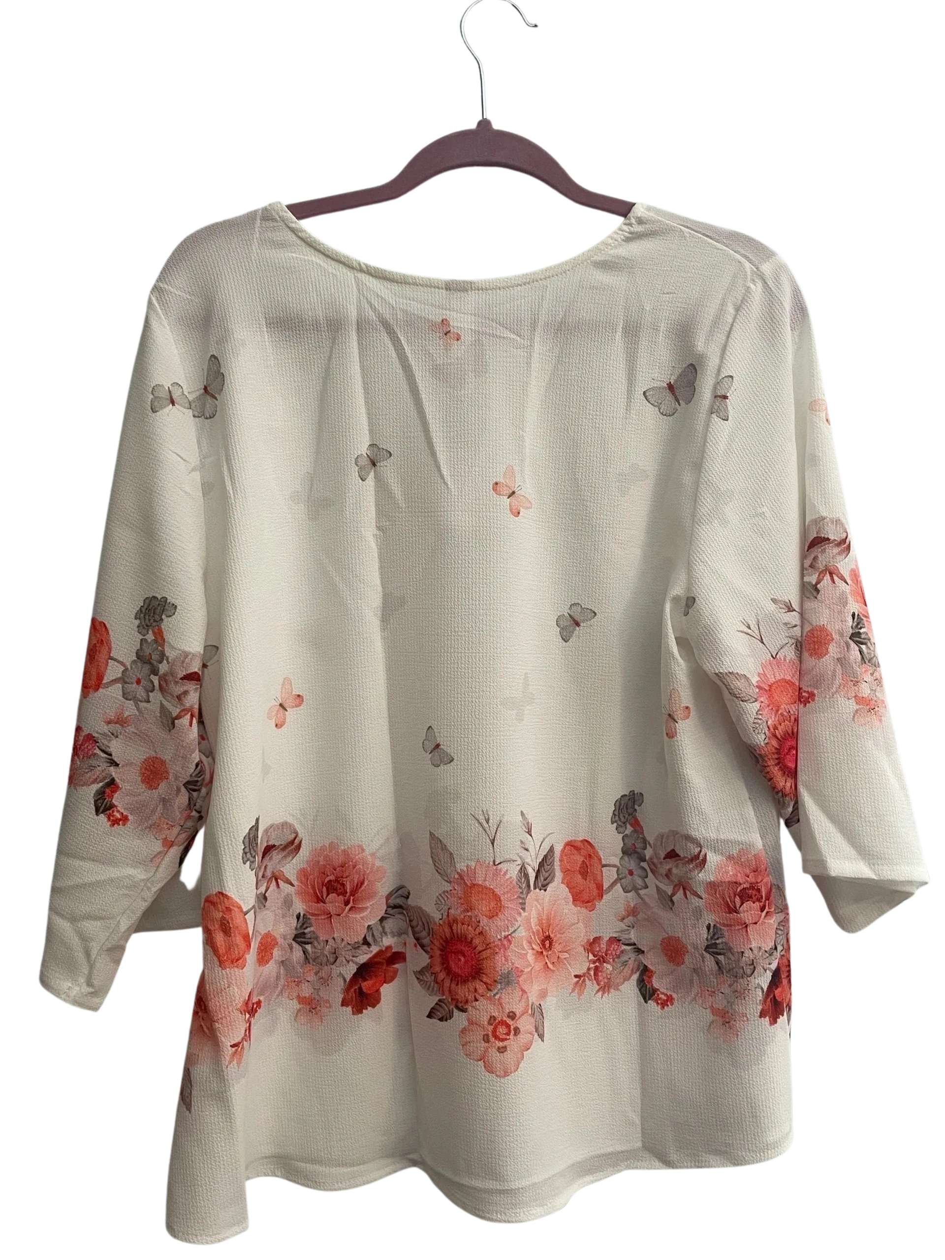 Size 16 blouse, quarter sleeve.